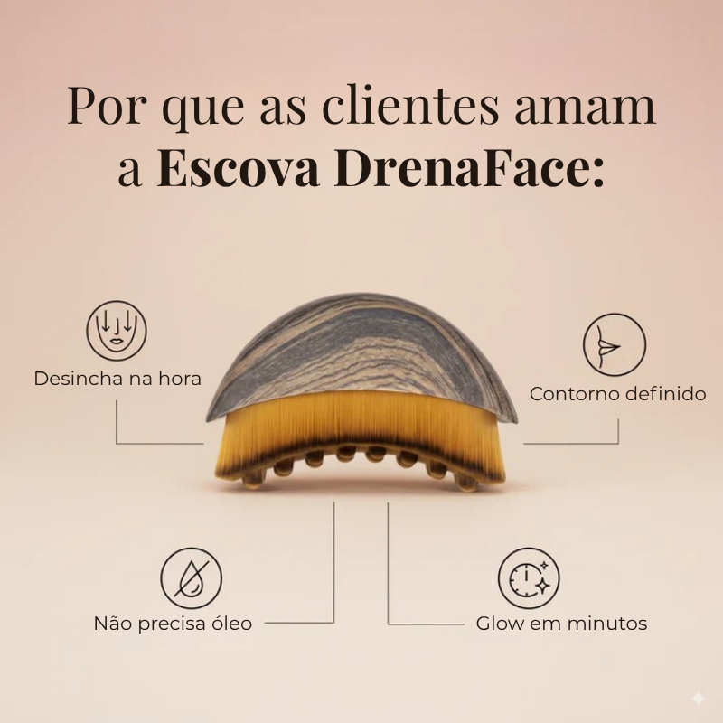 DrenaFace – Diminui inchaço e define o rosto em minutos
