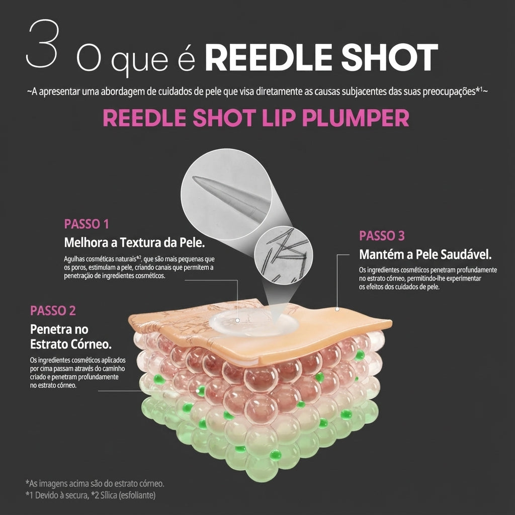 Volume Instantâneo para Lábios Visivelmente Maiores